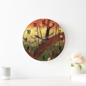 Japonismus: Blühender Pflaumenbaum von Vincent van Große Wanduhr (Zuhause)