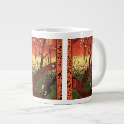 Japonismus: Blühender Pflaumenbaum von Vincent van Jumbo-Tasse (Vorderseite Rechts)