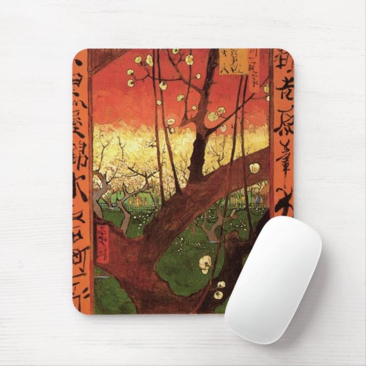 Japonismus: Blühender Pflaumenbaum von Vincent van Mousepad (Mit Mouse)