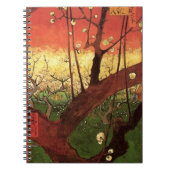 Japonismus: Blühender Pflaumenbaum von Vincent van Notizblock (Vorderseite)