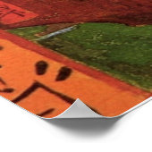 Japonismus: Blühender Pflaumenbaum von Vincent van Poster (Ecke)