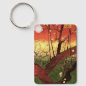 Japonismus: Blühender Pflaumenbaum von Vincent van Schlüsselanhänger (Vorderseite)