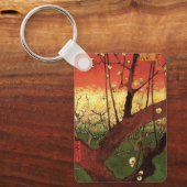 Japonismus: Blühender Pflaumenbaum von Vincent van Schlüsselanhänger (Vorderseite)