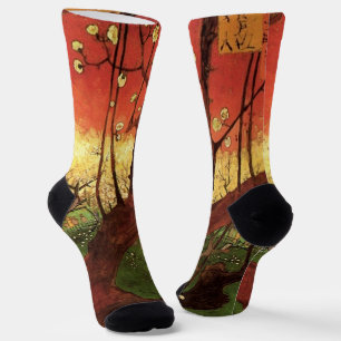 Japonismus: Blüten tragender Pflaumenbaum von Vinc Socken