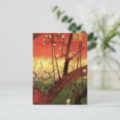 Japonismus: Blütenbaum von Vincent van Gogh Postkarte (Stehend Vorderseite)