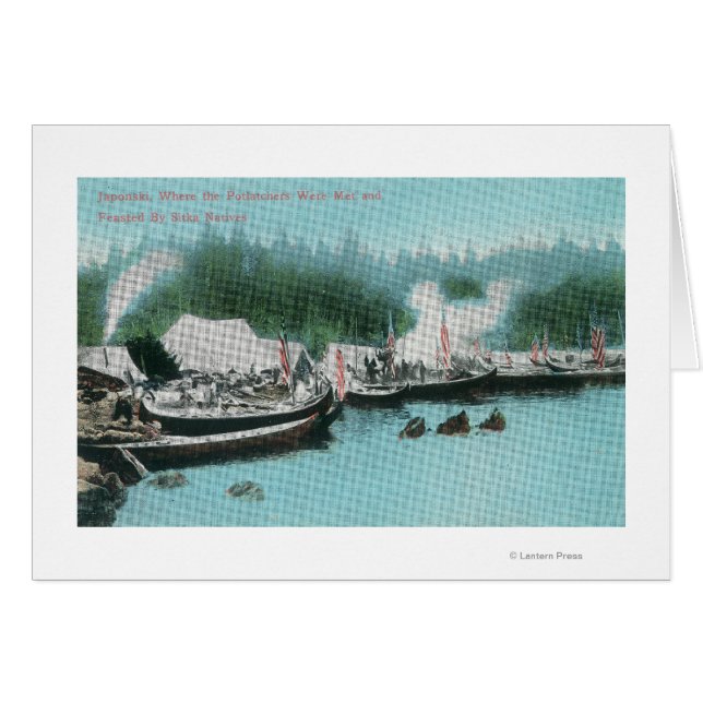 Japonski Insel - Potlatchers & Sitka Natives (Vorderseite (Horizontal))