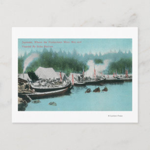 Japonski Insel - Potlatchers & Sitka Natives Postkarte