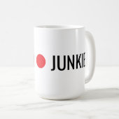 Japow Junkie Kaffeetasse (VorderseiteRechts)