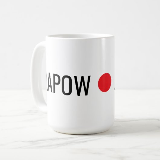 Japow Junkie Kaffeetasse (Vorderseite Links)
