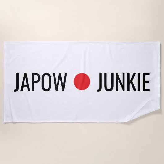 Japow Junkie Strandtuch (Vorderseite)