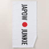 Japow Junkie Strandtuch (Vorderseite)