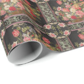 Jaquebloom Floral 23 Elegantes Wrapping Paper Geschenkpapier (Rolleneckpunkt)