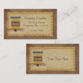 Jar Candle Business Card Visitenkarte (Vorne/Hinten)