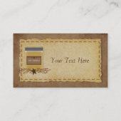 Jar Candle Business Card Visitenkarte (Rückseite)