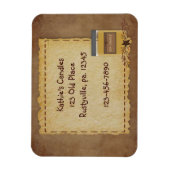 Jar Candle Business Magnet (Vertikal)