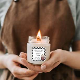 Jar Candle Country Custom Scent Business Label Quadratischer Aufkleber
