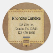 Jar Candle Lid Sticker (Vorderseite)