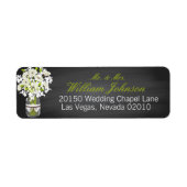 Jar Chalkboard Wedding Label (Vorne)