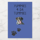 Jar Dog Leckerei Label Lebensmitteletikett (Einzelnes Label)