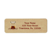 Jar Fixins Adressetikett (Vorne)