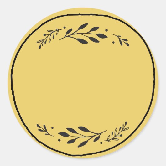 Jar/Gewürzkleber-Etikett III Runder Aufkleber (Vorderseite)