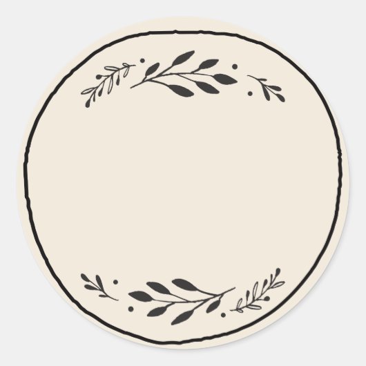 Jar/Gewürzkleber-Etikett III Runder Aufkleber (Vorderseite)