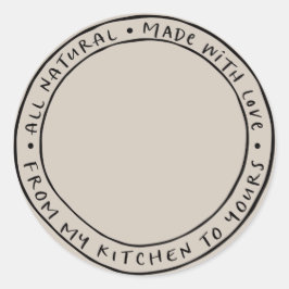 Jar/Gewürznatur-Bio Aufkleber