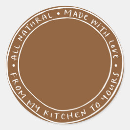 Jar/Gewürznatur-Bio Aufkleber