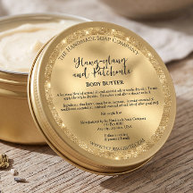 JAR-Label für Goldfolie und Glitzer