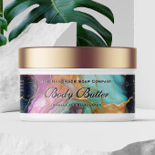 JAR-Label für Kosmetika - Aquamarin, blau, Magenta