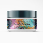 JAR-Label für Kosmetika - Aquamarin, blau, Magenta