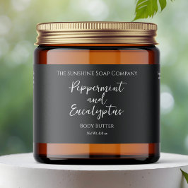 JAR-Label für Minimalistische graue wasserdichte K Wasserflaschenetikett