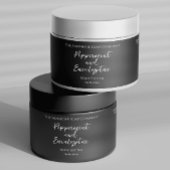 JAR-Label für Minimalistische graue wasserdichte K Wasserflaschenetikett