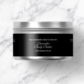 JAR-Label für Schwarze Kosmetik Rundum-Adressaufkleber