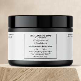 JAR-Label für wasserdichte Vintage Kosmetik Wasserflaschenetikett