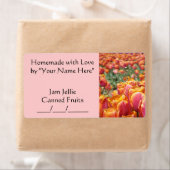Jar Labels Tulip Blume Jam Jellie Frucht Jars (Insitu)