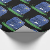 Jar mit Sternen Geschenkpapier (Ecke)