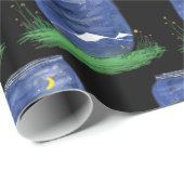 Jar mit Sternen Geschenkpapier (Rolleneckpunkt)