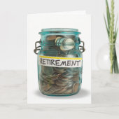 jar of coins for retigrats karte (Vorderseite)