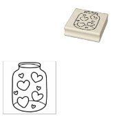 Jar of Hearts Gummistempel (Stempel)