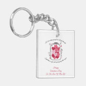 Jar Of Love Valentines Day Badge Schlüsselanhänger (Vorderseite links)