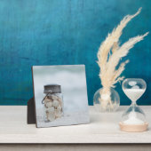 Jar of Seashells am Strand | Florida Fotoplatte (InSitu)