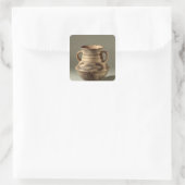 Jar, Provinz Gansu, ca. 1300-700 v. Chr. Quadratischer Aufkleber (Tasche)