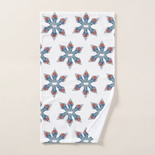 Jar Snowflake Handtuch (Handtuch)