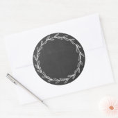 Jar/ Spice Blank Hand Dragedraht Khalkboard Clas Runder Aufkleber (Umschlag)