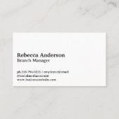 Jar voller Wandel | Finanzielles Logo Visitenkarte (Rückseite)