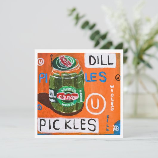 Jar von Pickles Karte (Stehend Vorderseite)