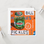 Jar von Pickles Karte (Vorderseite/Rückseite Beispiel)