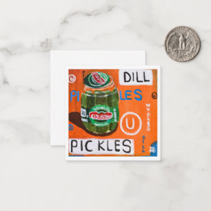 Jar von Pickles Mitteilungskarte