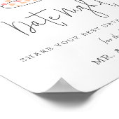 Jar with Heart Brautparty Date Night Jar Sign Poster (Ecke)